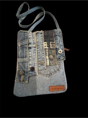 Vaan & Co. up cycled denim purse